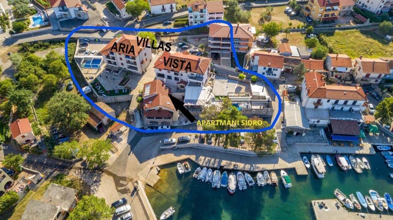 Apartmani Sidro Malinska Kültér fotó